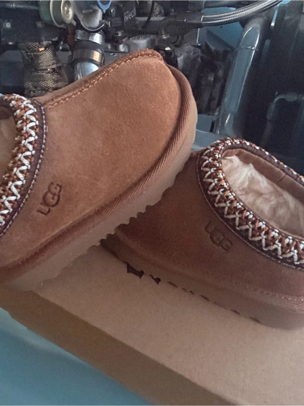 UGG plush lined